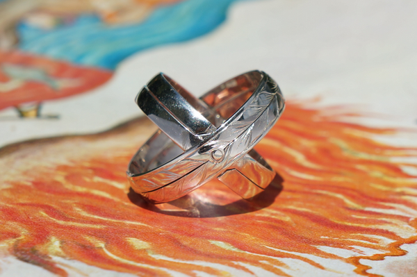 Pattern Engraving for Wide Band Armillary Rings