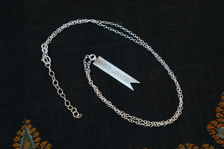 Posey Necklace - "Amite Sans Fin" (Friendship Without End)