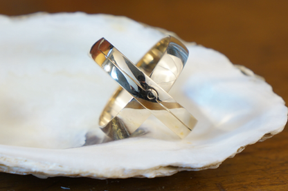 Wide 3-Band Armillary Ring